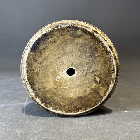 古玩陶瓷青花五彩人物紋花觚真品鑒賞圖