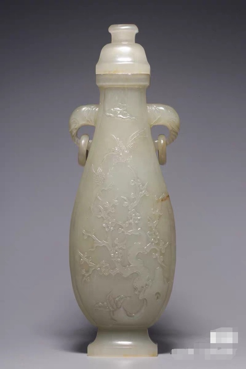 古玩玉器玉瓶真品鑒賞圖