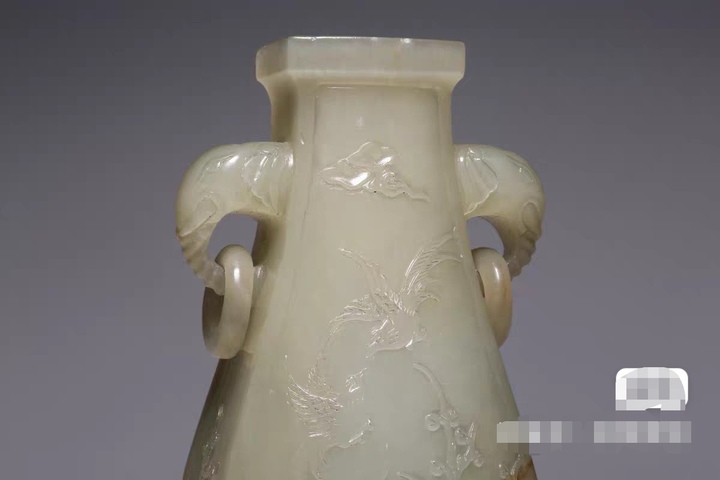 古玩玉器玉瓶真品鑒賞圖