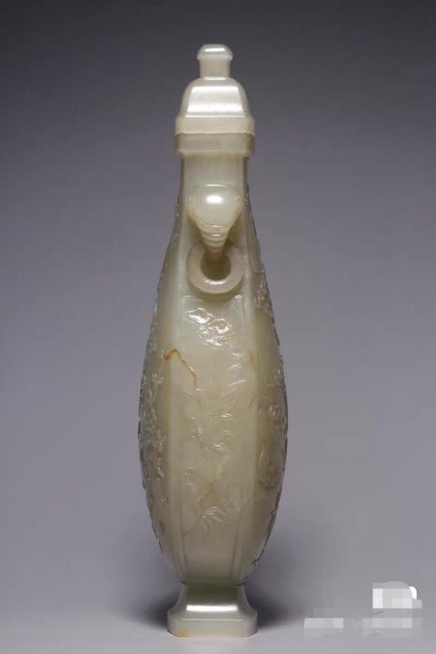 古玩玉器玉瓶真品鑒賞圖