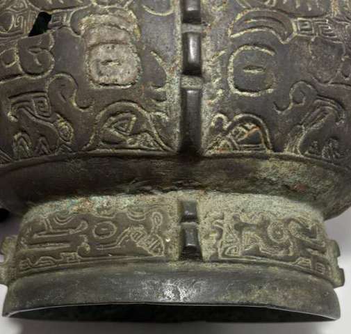 古玩銅器銅提梁壺真品鑒賞圖