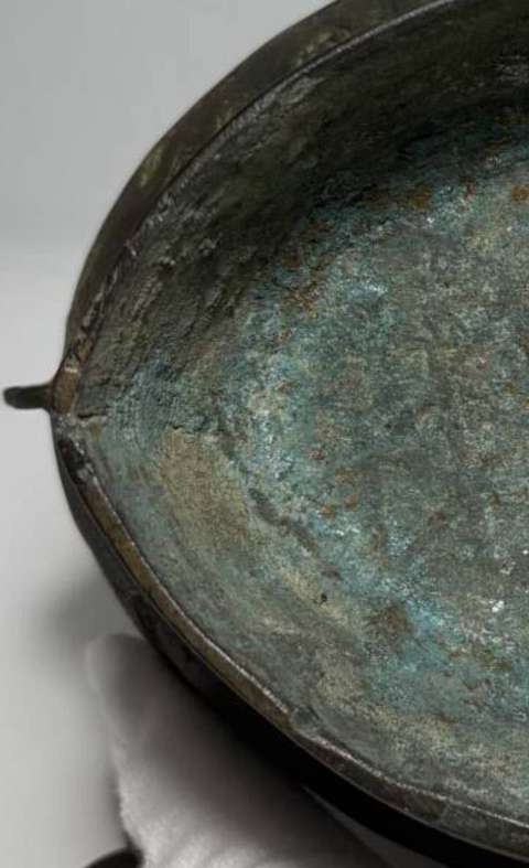 古玩銅器銅提梁壺真品鑒賞圖