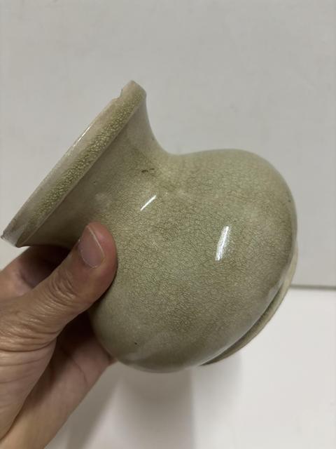 古玩陶瓷青釉瓶真品鑒賞圖