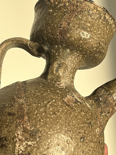 古玩陶瓷青釉執壺真品鑒賞圖