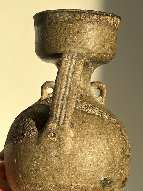 古玩陶瓷青釉執壺真品鑒賞圖