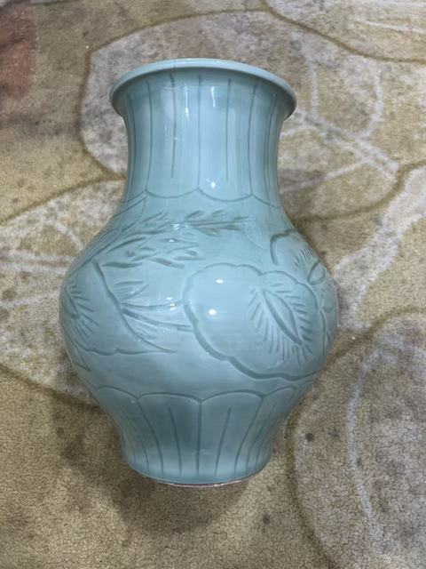 古玩陶瓷青釉罐真品鑒賞圖