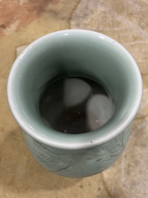 古玩陶瓷青釉罐真品鑒賞圖