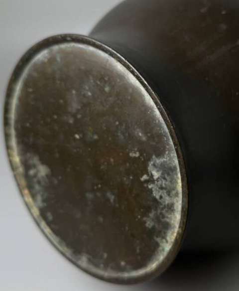 古玩銅器銅賞瓶真品鑒賞圖