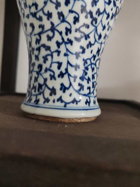 古玩陶瓷花卉紋青花花觚拍賣,當前價格1800元