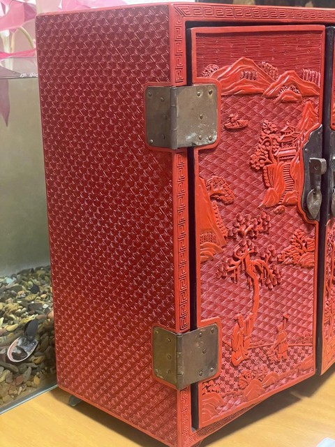 古玩雜項(xiàng)剔紅真品鑒賞圖