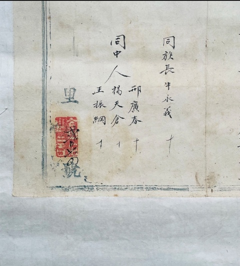古玩字畫地契真品鑒賞圖