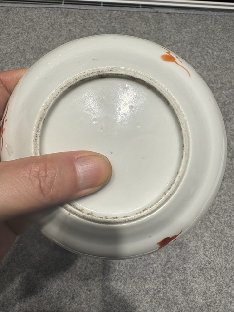 古玩陶瓷粉彩西湖十景折腰盤(pán)真品鑒賞圖