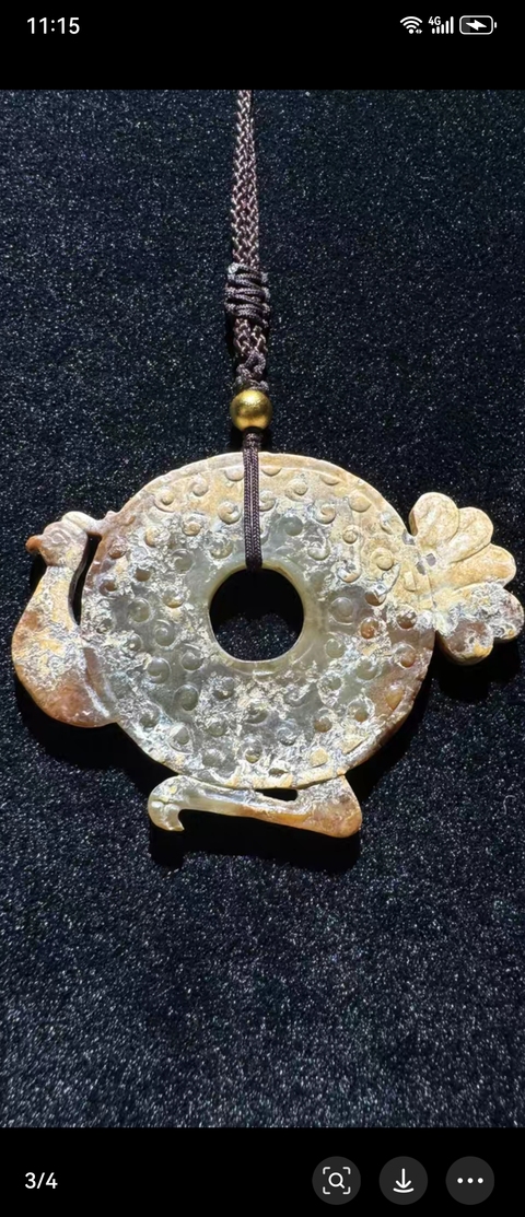 古玩玉器仿古玉璧真品鑒賞圖