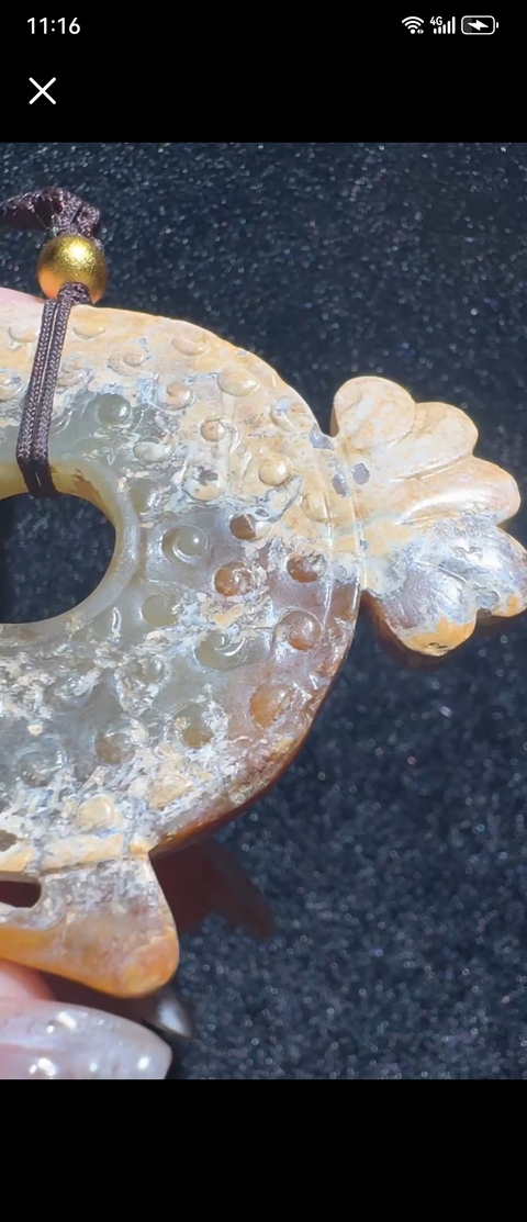 古玩玉器仿古玉璧真品鑒賞圖