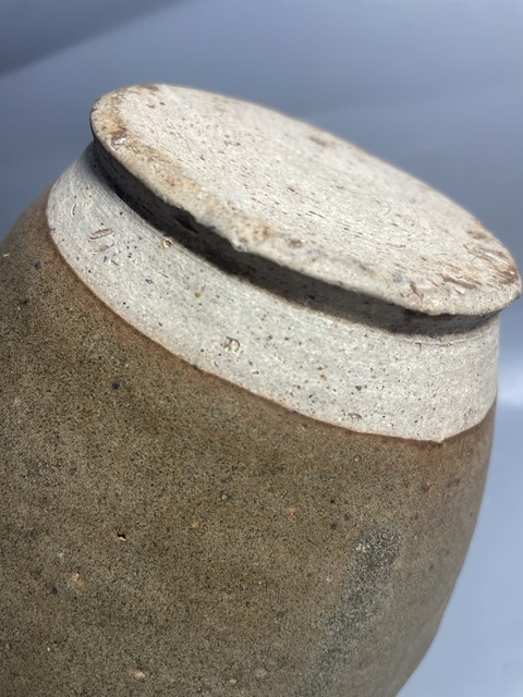 古玩陶瓷耀州窯茶葉末釉執壺真品鑒賞圖
