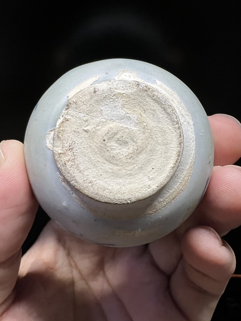 古玩陶瓷元青花罐拍賣，當(dāng)前價(jià)格3600元