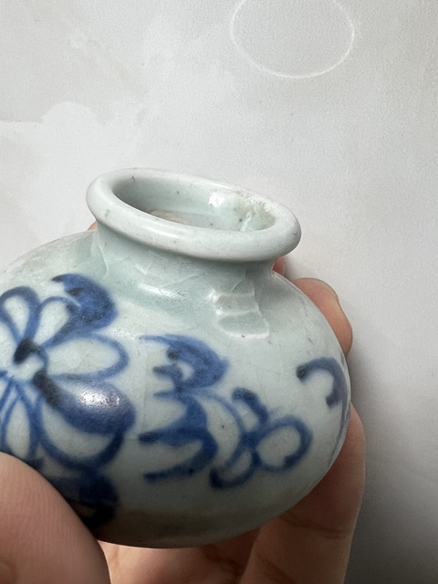 古玩陶瓷元青花罐拍賣，當(dāng)前價(jià)格3600元