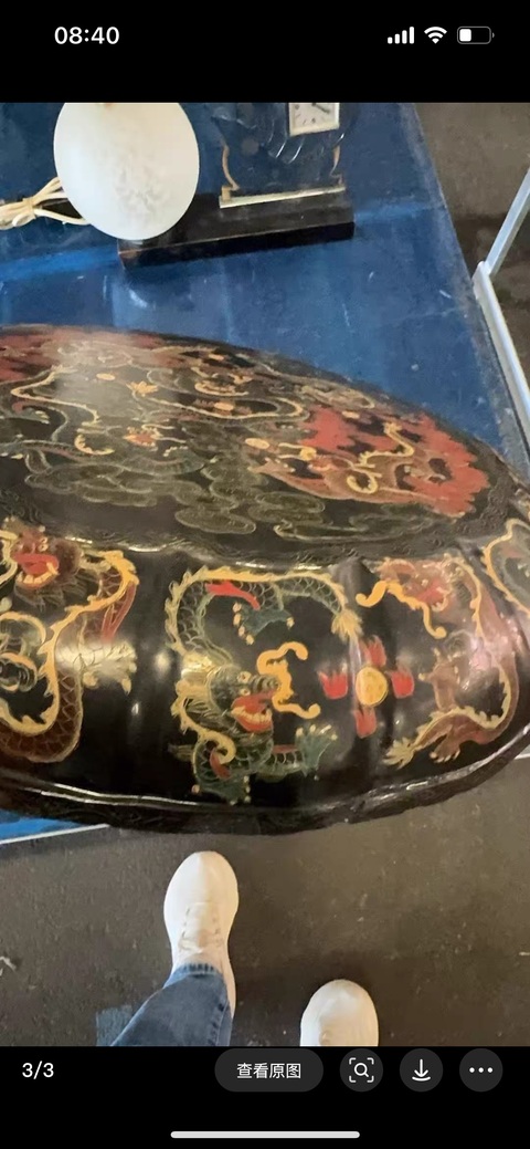 古玩雜項(xiàng)漆器盒真品鑒賞圖