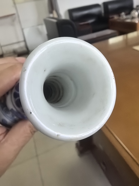 古玩陶瓷博古圖青花葫蘆瓶真品鑒賞圖