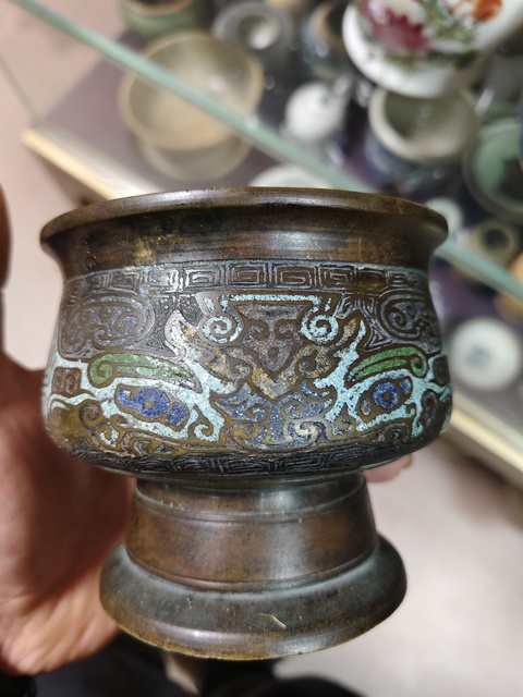 古玩銅器銅爐真品鑒賞圖