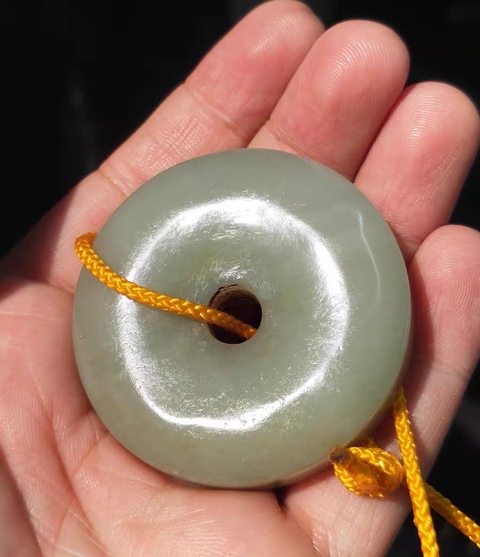 古玩玉器和田玉璧真品鑒賞圖