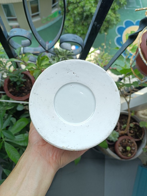 古玩陶瓷民國淺降彩帽筒真品鑒賞圖