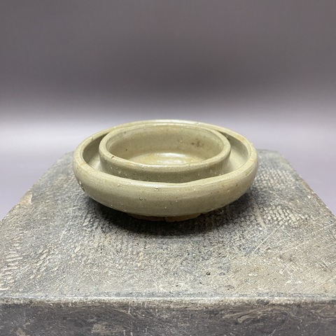 古玩陶瓷青釉盞托真品鑒賞圖