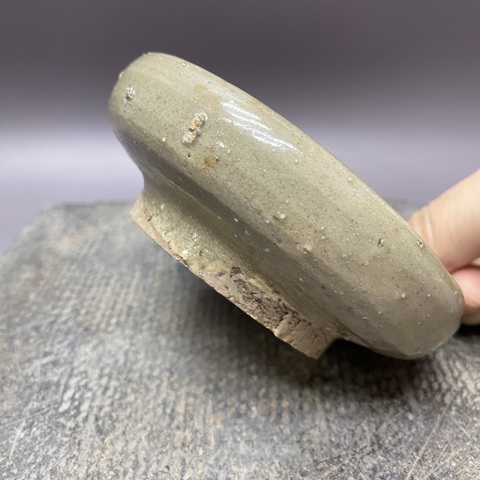 古玩陶瓷青釉盞托真品鑒賞圖