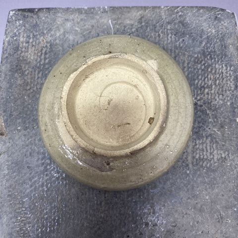 古玩陶瓷青釉盞托真品鑒賞圖
