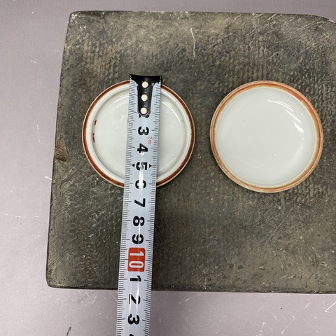 古玩陶瓷太白醉酒圖印泥盒真品鑒賞圖