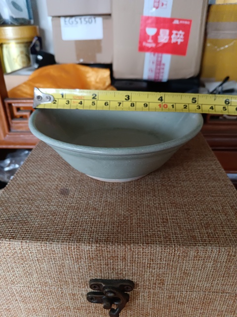 古玩陶瓷南宋御用瓷龍泉青瓷直壁洗拍賣，當前價格5980元
