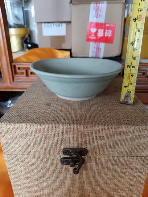 古玩陶瓷南宋御用瓷龍泉青瓷直壁洗拍賣，當前價格5980元