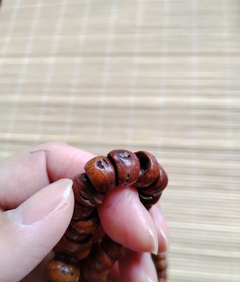 古玩雜項老鳳眼菩提真品鑒賞圖