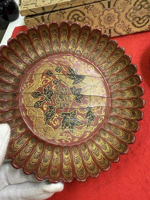 古玩雜項(xiàng)漆盤真品鑒賞圖