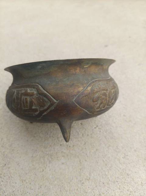 古玩銅器銅爐真品鑒賞圖