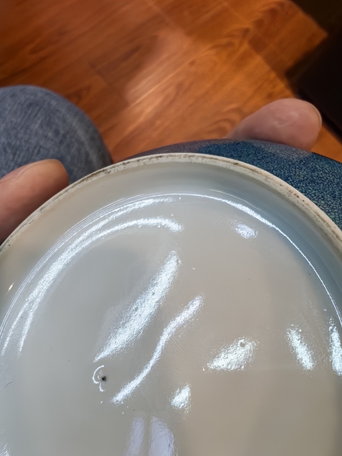 古玩陶瓷爐鈞釉洗真品鑒賞圖