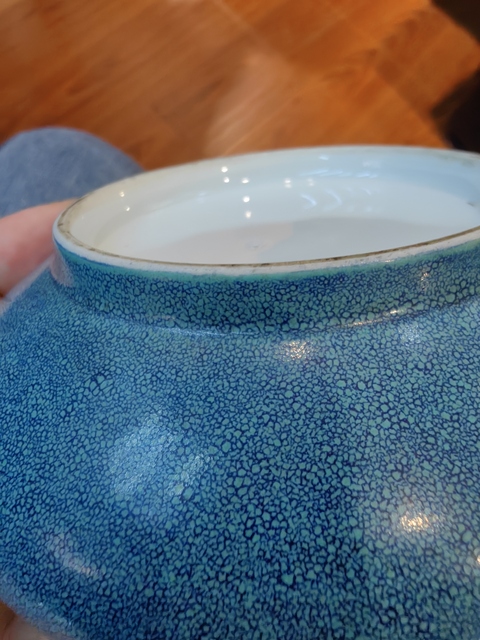 古玩陶瓷爐鈞釉洗真品鑒賞圖