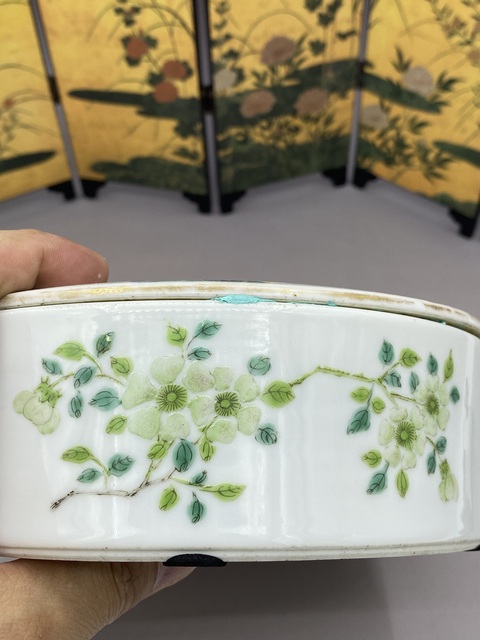 古玩陶瓷粉彩人物故事紋水洗真品鑒賞圖