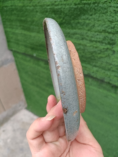 古玩陶瓷罕見精品宋末元早期鈞窯天藍釉圓口洗拍賣，當(dāng)前價格1980元