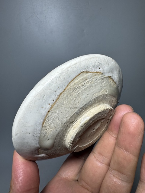 古玩陶瓷磁州窯白釉盤拍賣,當前價格288元