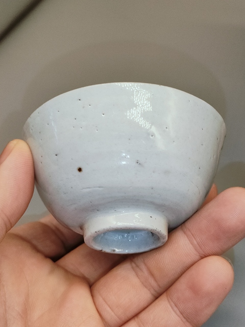 古玩陶瓷民國，白釉茶園拍賣，當前價格199元