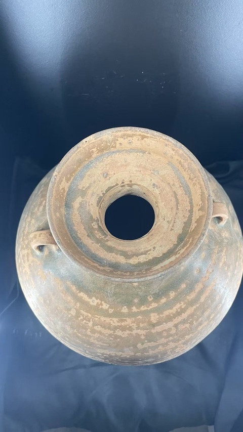 古玩陶瓷青瓷盤口瓶真品鑒賞圖