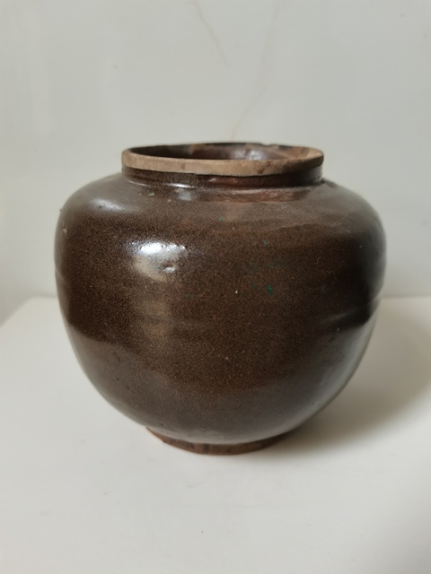 古玩陶瓷茶葉末釉茶入拍賣(mài)，當(dāng)前價(jià)格0元