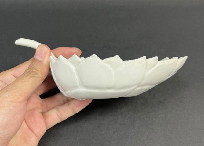 古玩陶瓷白釉秋操杯真品鑒賞圖