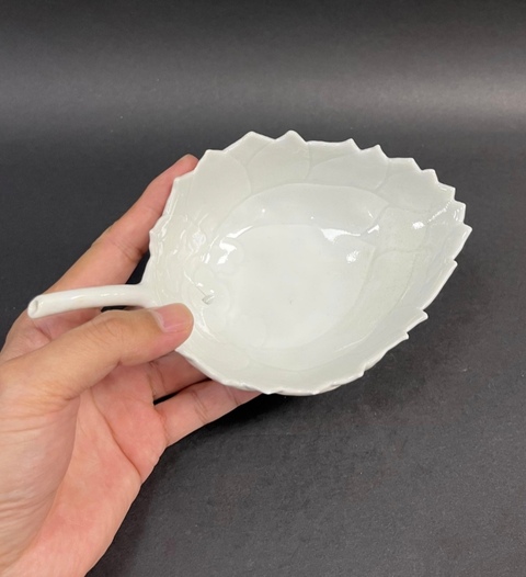 古玩陶瓷白釉秋操杯真品鑒賞圖