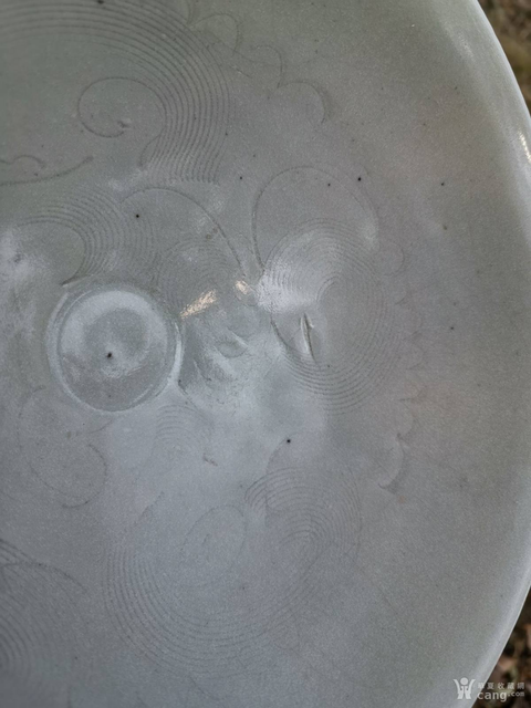 古玩陶瓷青白釉娃娃碗真品鑒賞圖