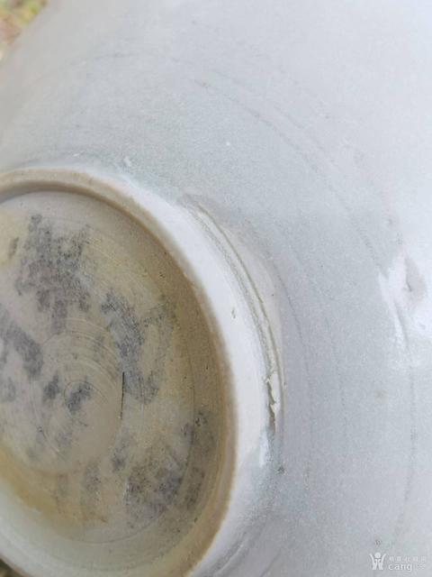 古玩陶瓷青白釉娃娃碗真品鑒賞圖