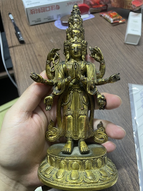 古玩銅器造像真品鑒賞圖