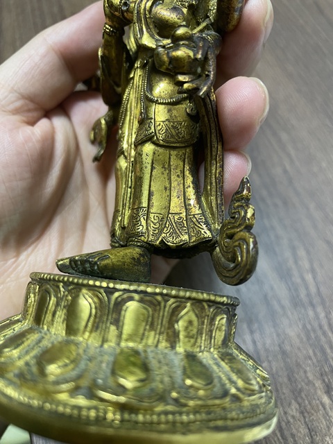 古玩銅器造像真品鑒賞圖