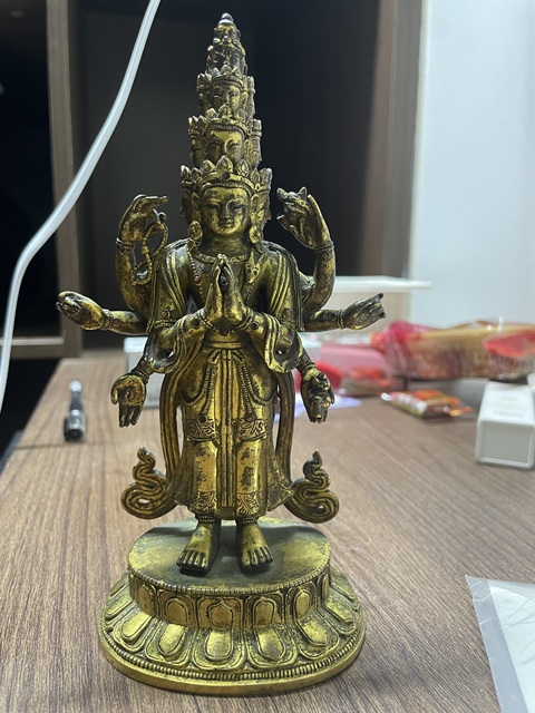 古玩銅器造像真品鑒賞圖